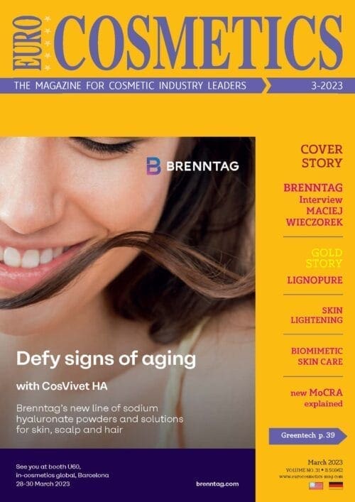 LignoBase,a natural response to multiple skin concerns 2 Euro Cosmetics Magazine March 2023