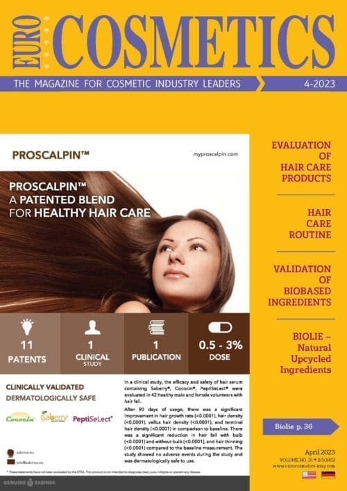 Polyglyceryl Esters of Fatty Acids (PEFA) –the Proven Green Emulsifiers 1 Euro Cosmetics Magazine April 2023